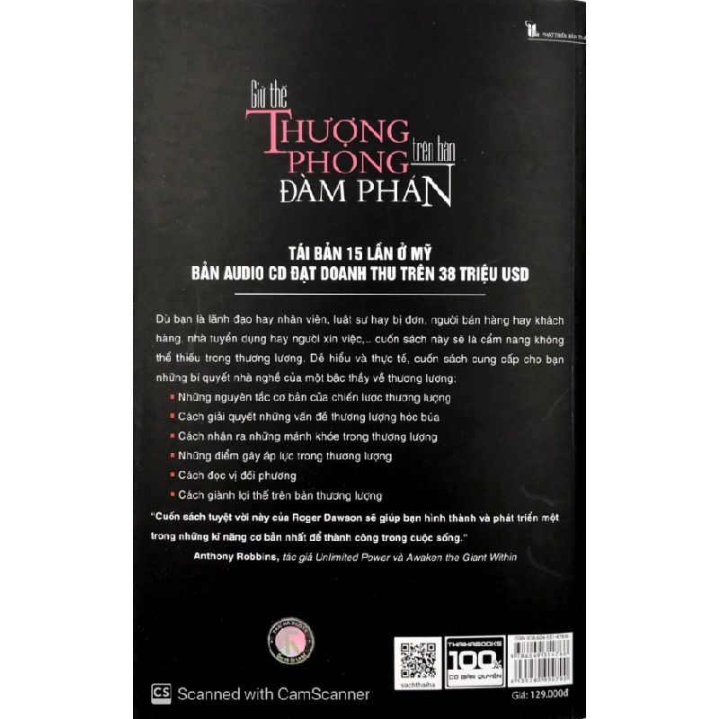 Giữ Thế Thượng Phong Trên Bàn Đàm Phán (Gáy sách nhăn) - Roger Dawson S2907 441905