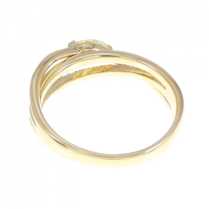 Nhẫn kim cương K18YG 0.28CT - Hàng hiệu Authentic 860410