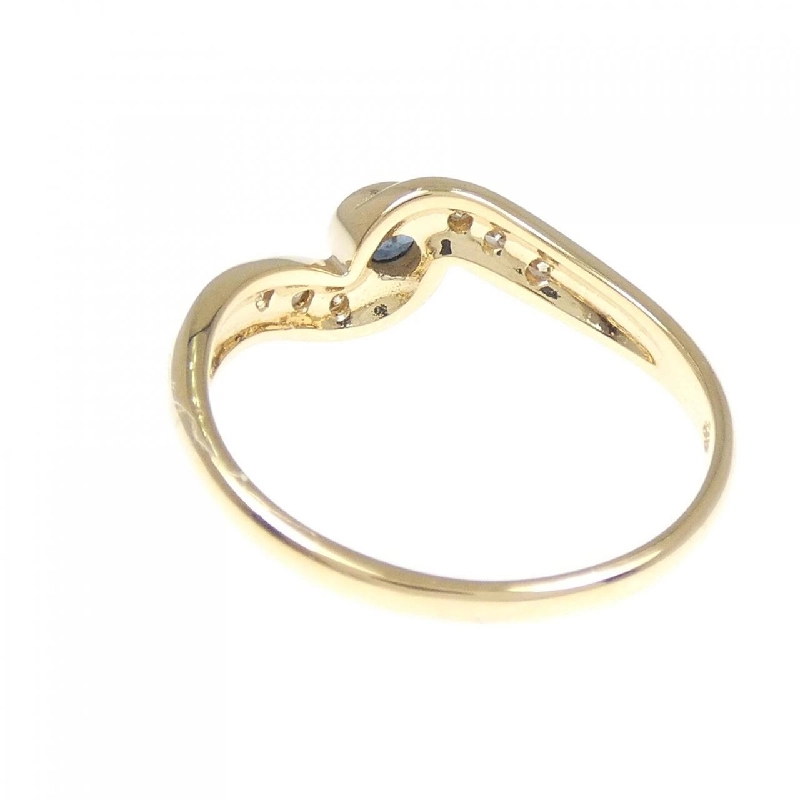 Nhẫn Sapphire K18YG 0.13CT - Hàng hiệu Chính hãng 854856