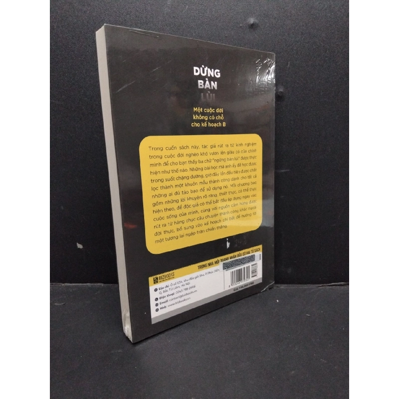 Dừng bán lùi - Một cuộc đời không có chỗ cho kế hoạch B mới 100% HCM1906 Matt Higgins SÁCH MARKETING KINH DOANH 915661