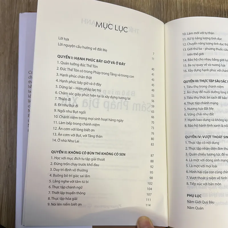 Sám pháp địa xúc - Thích Nhất Hạnh - mới 99% bìa cứng 659380