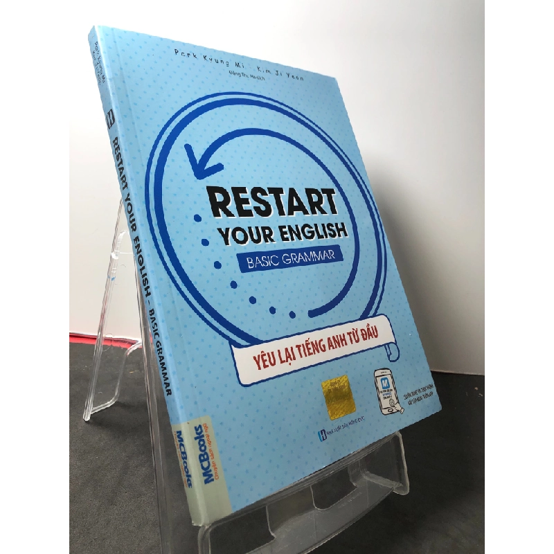 Restart your english basic grammar yêu lại tiếng anh từ đầu 2020 mới 90% Park Kyung Mi và Kim Ji Jeon HPB2808 HỌC NGOẠI NGỮ 458453