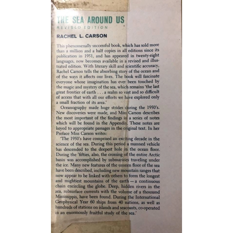 THE SEA AROUND US - Rachel L. Carson - Oxford University Press 1961  452847