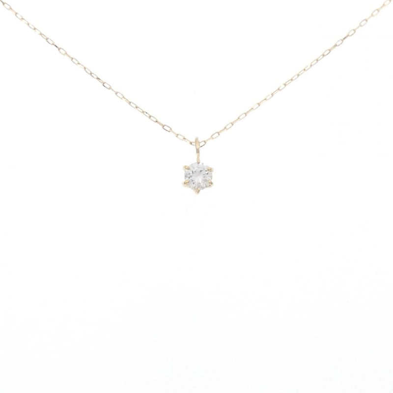 K18YG Solitaire Dây chuyền kim cương 0.15CT - Hàng hiệu Chính hãng 864830