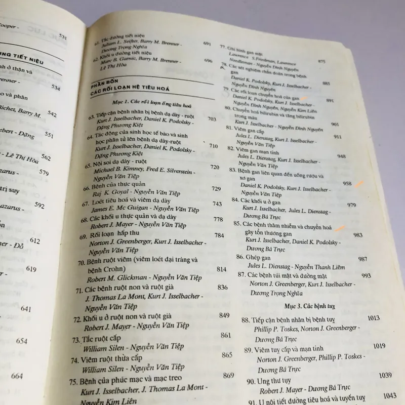 CÁC NGUYÊN LÝ NỘI KHOA HARRISON ( T3) 714819