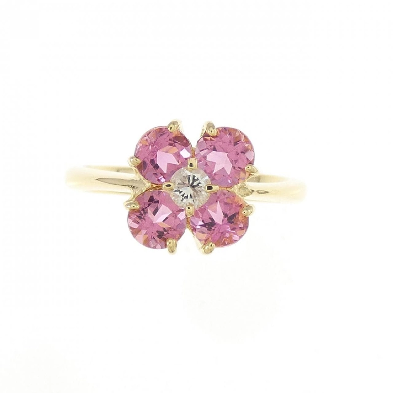 Nhẫn Tourmaline Hoa K18YG - Hàng hiệu Chính hãng 855484