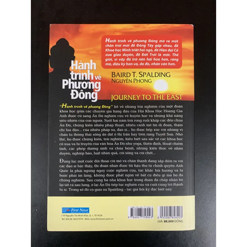 (Sách cũ) Hành trình về Phương Đông - Baird T. Spalding - Nguyên Phong. 929267