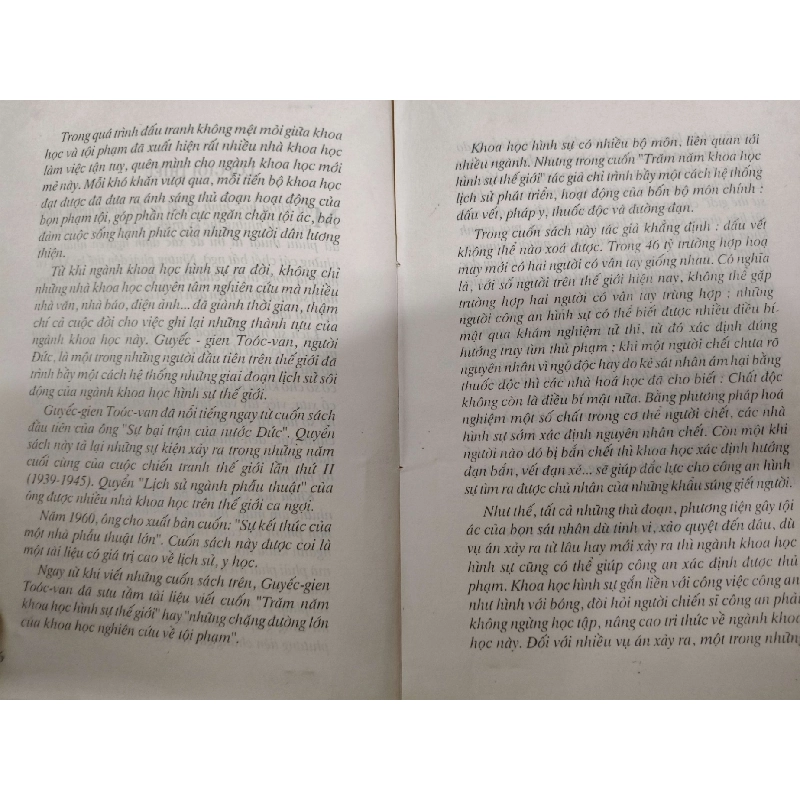 100 năm khoa học hình sự thế giới - 1994 - 299 trang - LỊCH SỬ - CHÍNH TRỊ - TRIẾT HỌC - ANTQ2911-6 921118