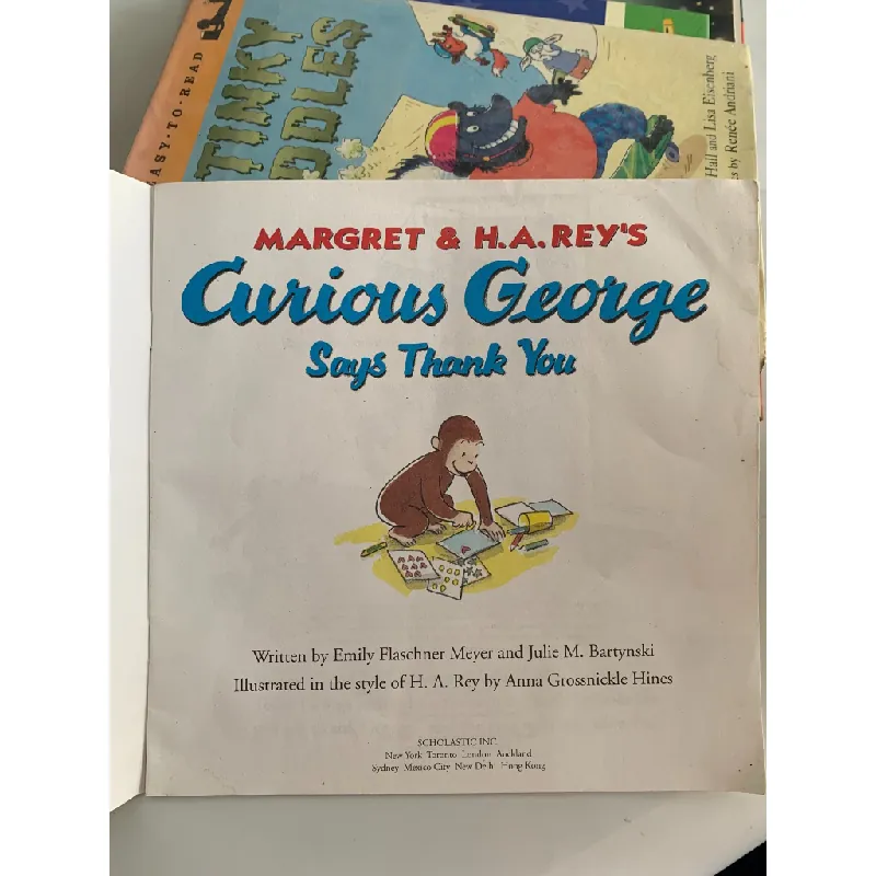 Curious George Says Thank You – Margret & H.A. Rey 561069