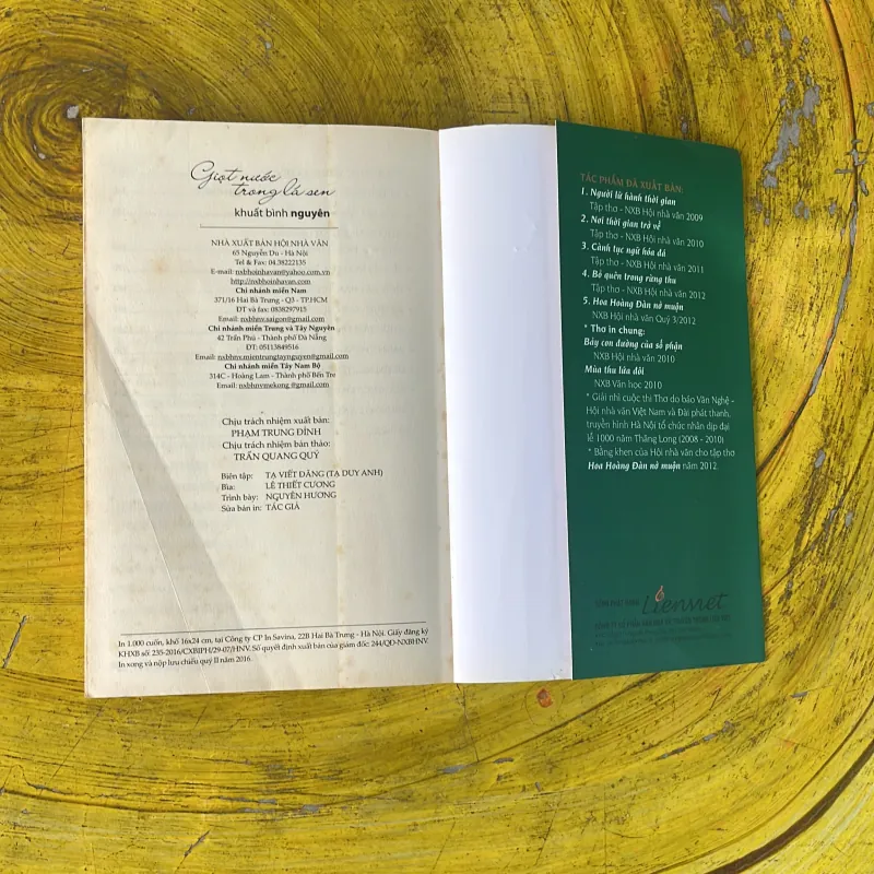 GIỌT NƯỚC TRONG LÁ SEN - KHUẤT BÌNH NGUYÊN 989947