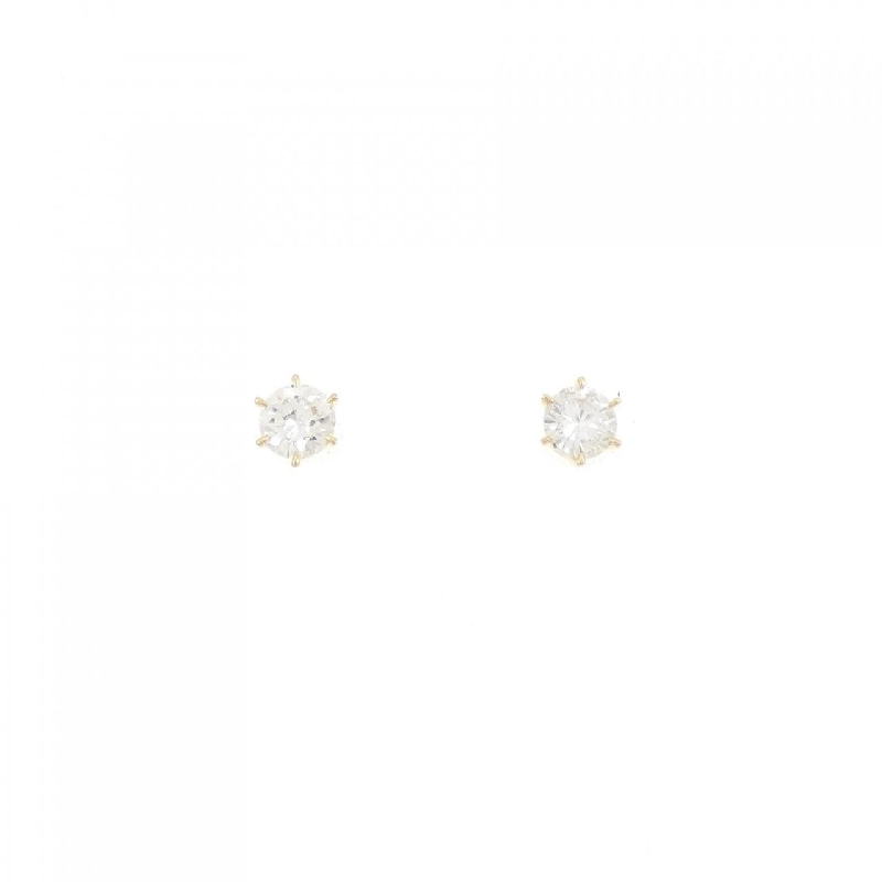 Bông tai kim cương K18YG 0.207CT 0.203CT H SI1 Tốt - Hàng hiệu Chính hãng 873320