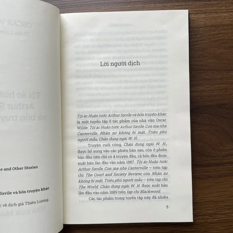 Tội ác huân tước Arthur Savile và bốn truyện khác - Oscar Wilde 975809