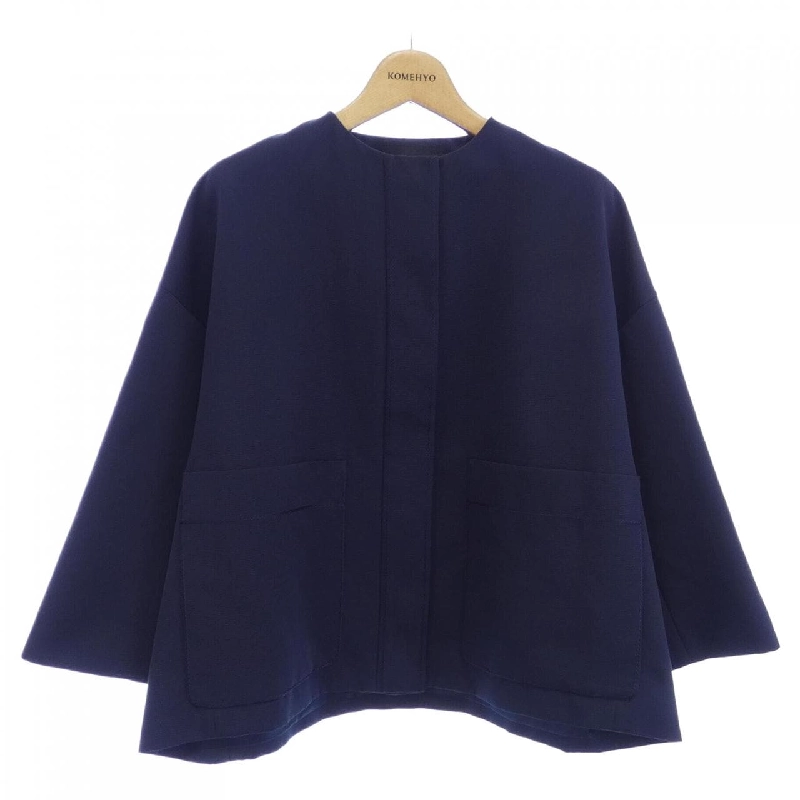 Đồ hiệu DRAWER 6522-299-0540 Áo khoác không cổ - Hàng hiệu Authentic 823565