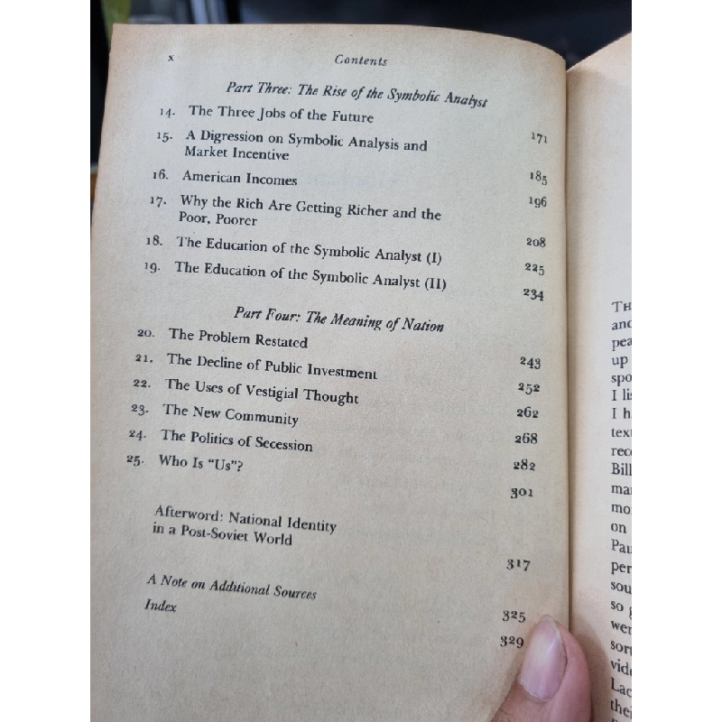 THE WORK OF NATIONS - ROBERT B. REICH 119677