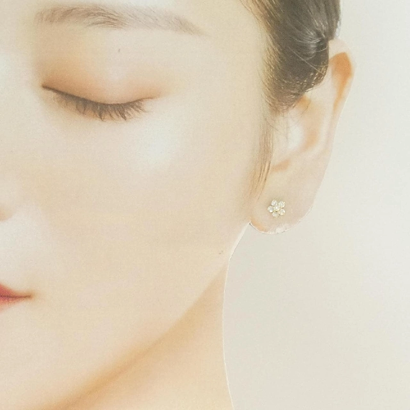 K18YG Bông tai hoa kim cương 0.40CT - Hàng hiệu Chính hãng 868094