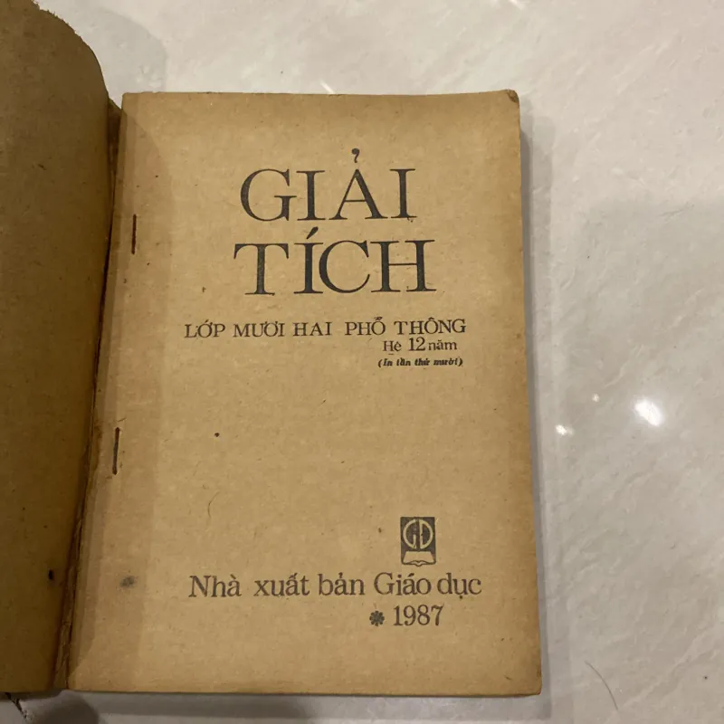 GIẢI TÍCH 12 (XB 1997) 993807
