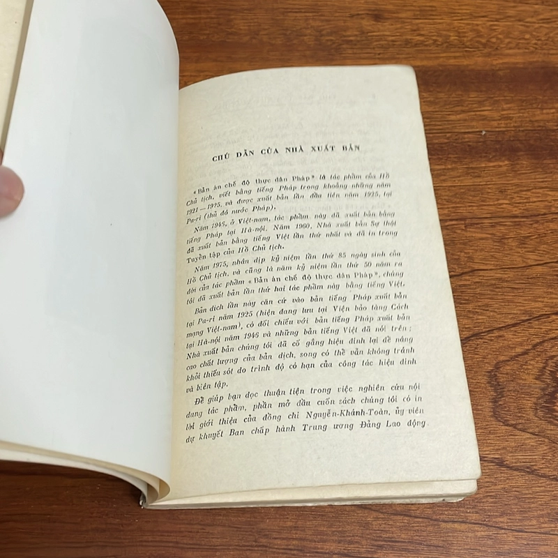 [Sách Xưa] - II Tựa sách: Bản Án Chế Độ Thực Dân Pháp - Nguyễn Ái Quốc - 1976 502574