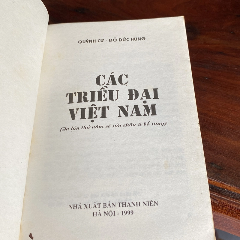 CÁC TRIỀU ĐẠI VIỆT NAM  502359