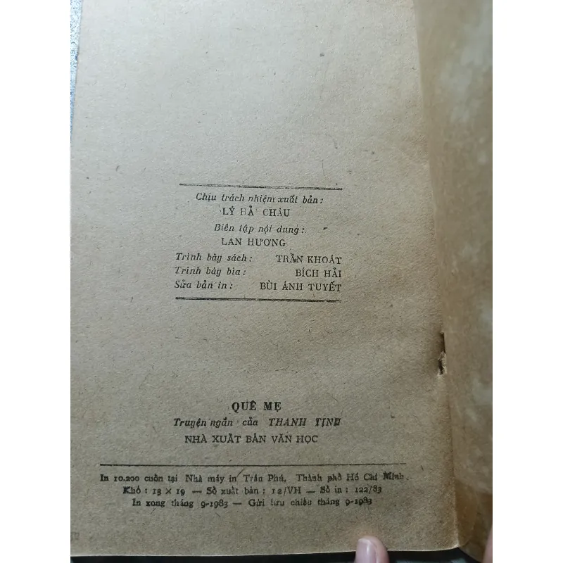 Quê mẹ truyện ngắn - Thanh Tịnh 1000529