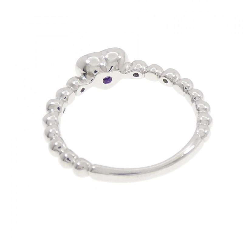 Nhẫn Amethyst PT900 hình trái tim 668274