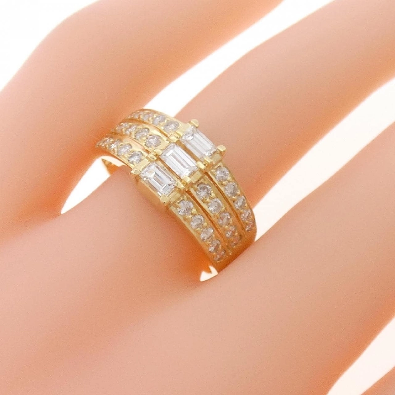 Nhẫn kim cương K18YG 1.01CT - Hàng hiệu Authentic 848337