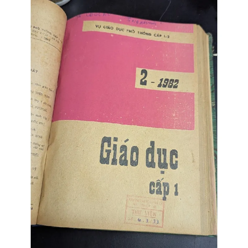 Tập san giáo dục mẫu giáo các năm 1977,1979,1980,1981,1982 ( tổng cộng 34 số có 1 số đôi ) 590928