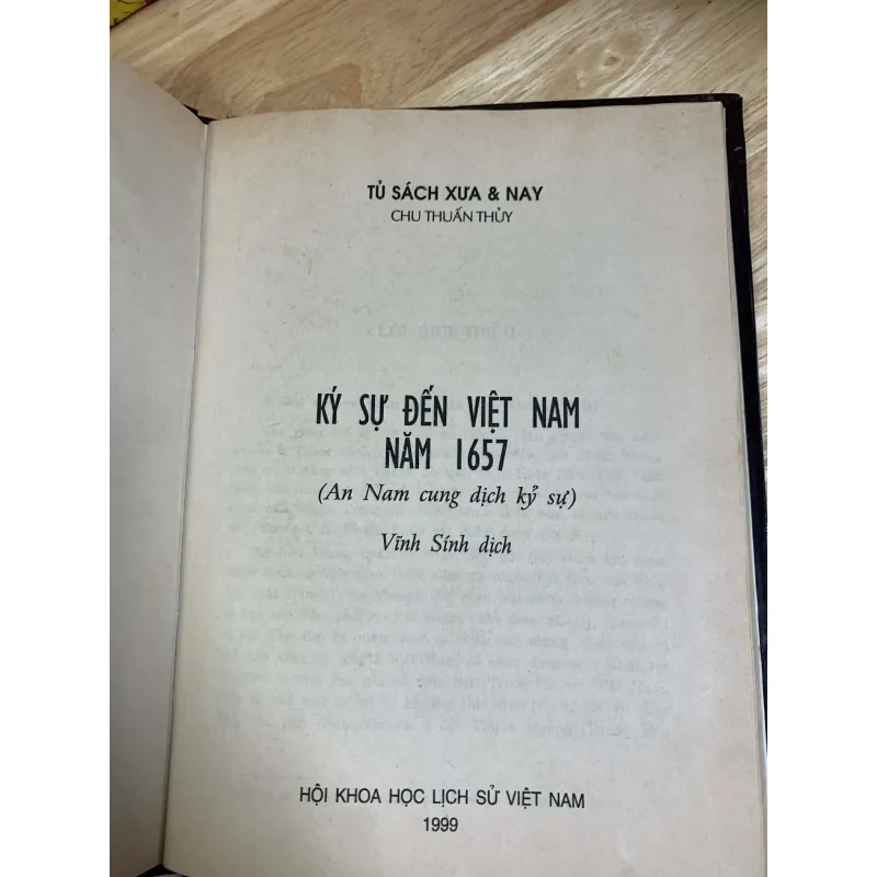 Ký Sự Đến Việt Nam Năm 1657 - Chu Thuấn Thuỷ 926304