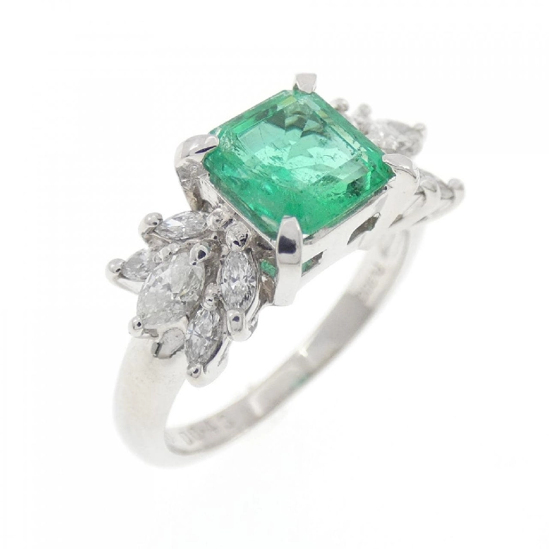 Nhẫn Emerald PT900 1.10CT - Hàng hiệu Chính hãng 854534