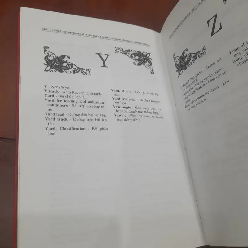 Từ điển THUẬT NGỮ ĐƯỜNG SẮT Anh - Việt 757344