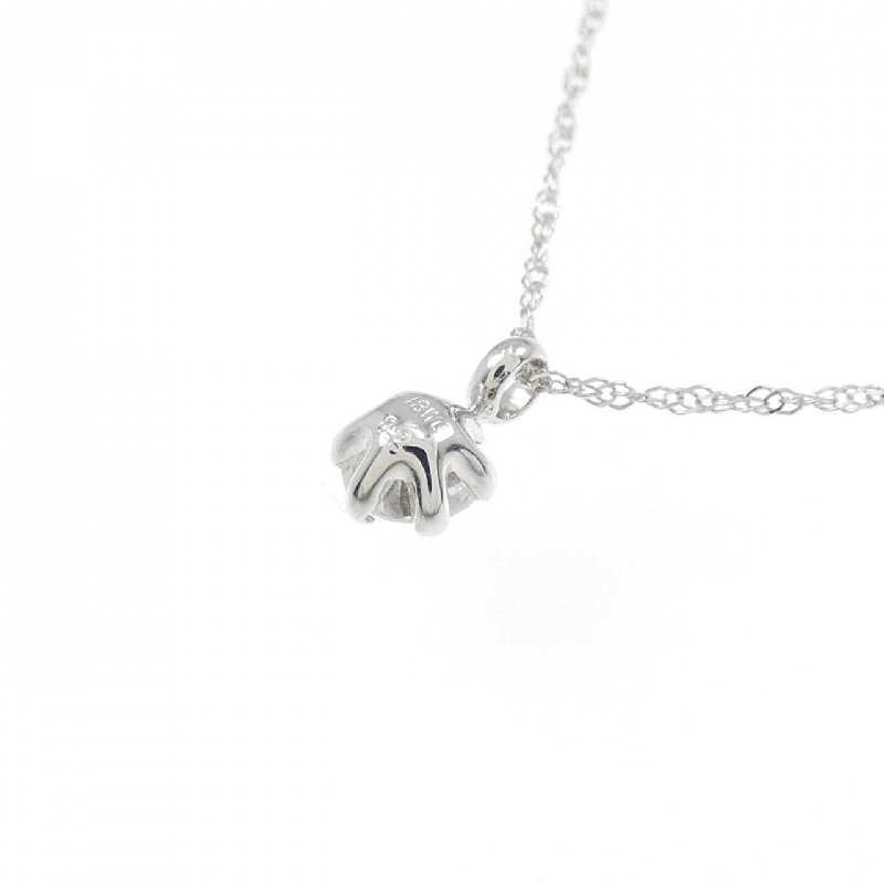 K18WG/750WG Solitaire Dây chuyền kim cương 0.2CT - Hàng hiệu Chính hãng 864840