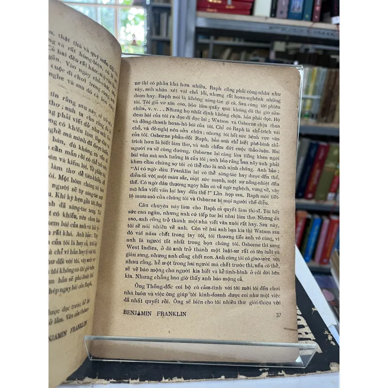 BẢN TỰ THUẬT CỦA ÔNG BENJAMIN FRANKLIN - HOÀNG VĂN CHÍ 931015