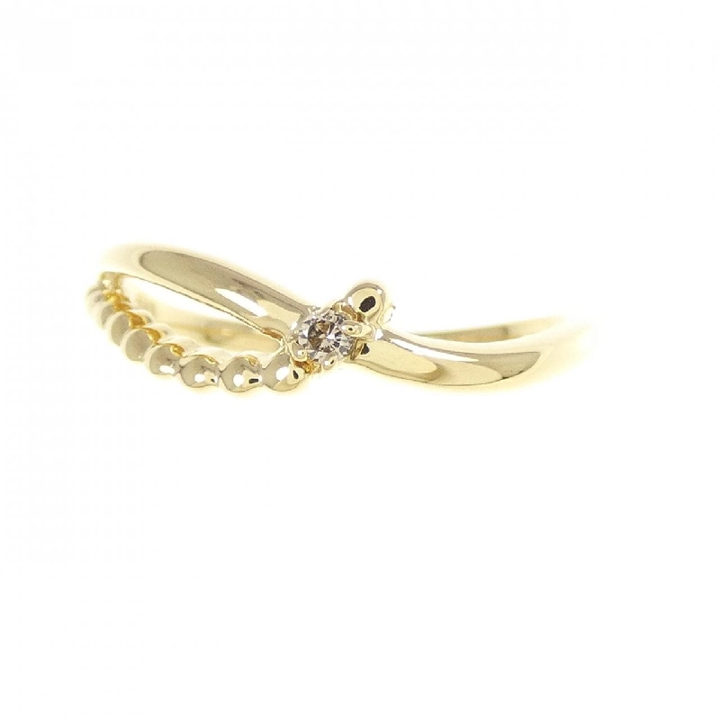 Nhẫn kim cương K18YG 671476