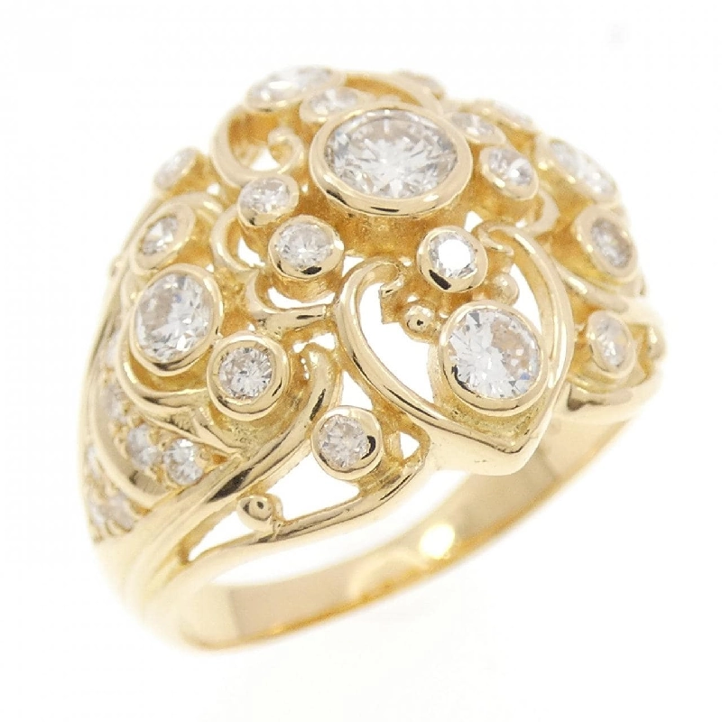 Nhẫn kim cương K18YG 1.01CT - Hàng hiệu Chính hãng 851458