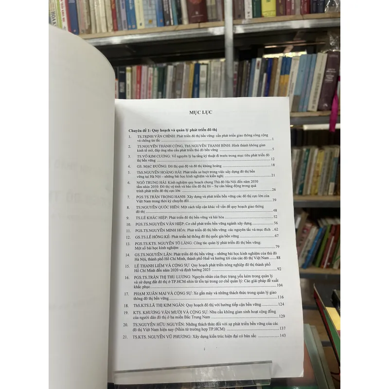 KỶ YẾU HỘI THẢO KHOA HỌC PHÁT TRIỂN ĐÔ THỊ BỀN VỮNG 596504