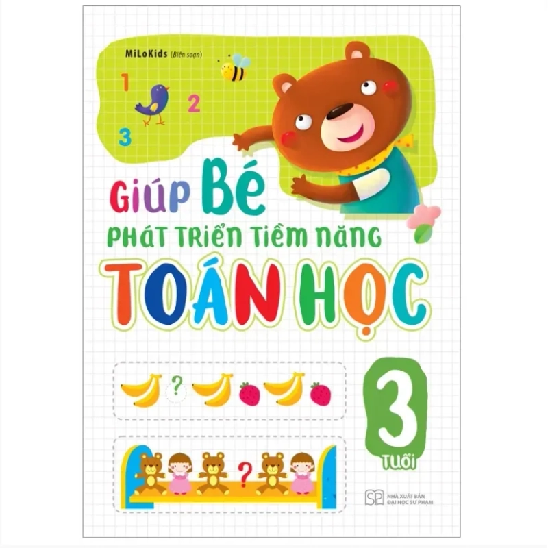 Giúp Bé Phát Triển Tiềm Năng Toán Học (3 Tuổi) (2019) - Milokids 741218