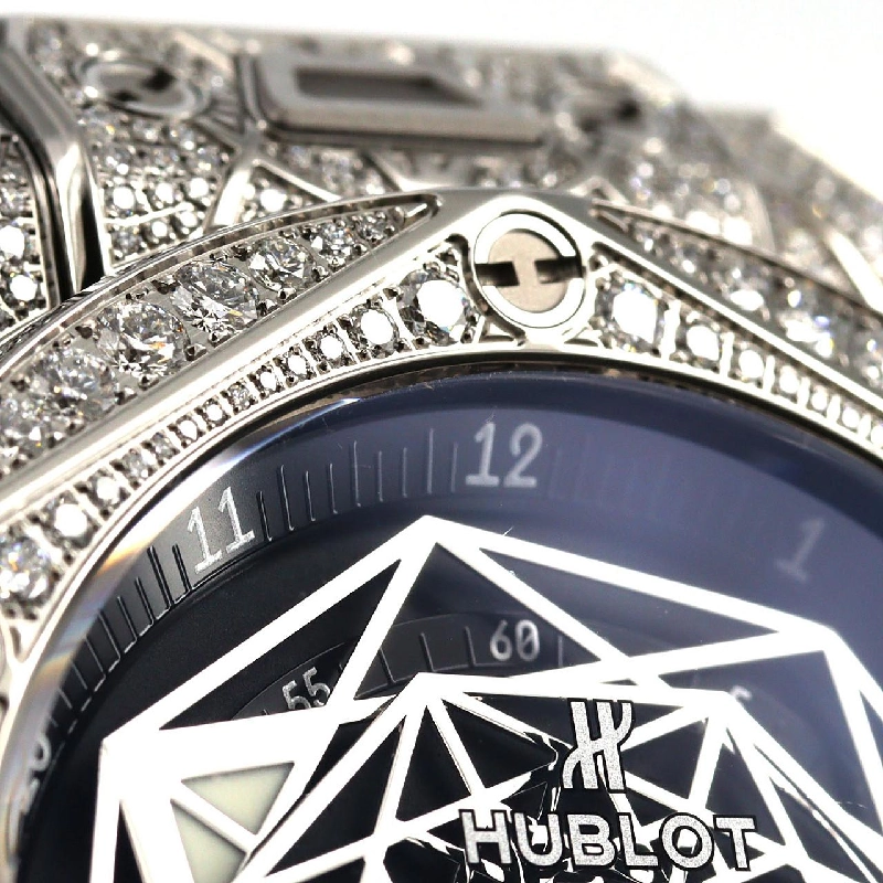 Hublot Big Bang Unico Sang Bleu Titanium Pavé 415.NX.1112.VR.1704.MXM17 TI tự động - Hàng hiệu Chính hãng 888481