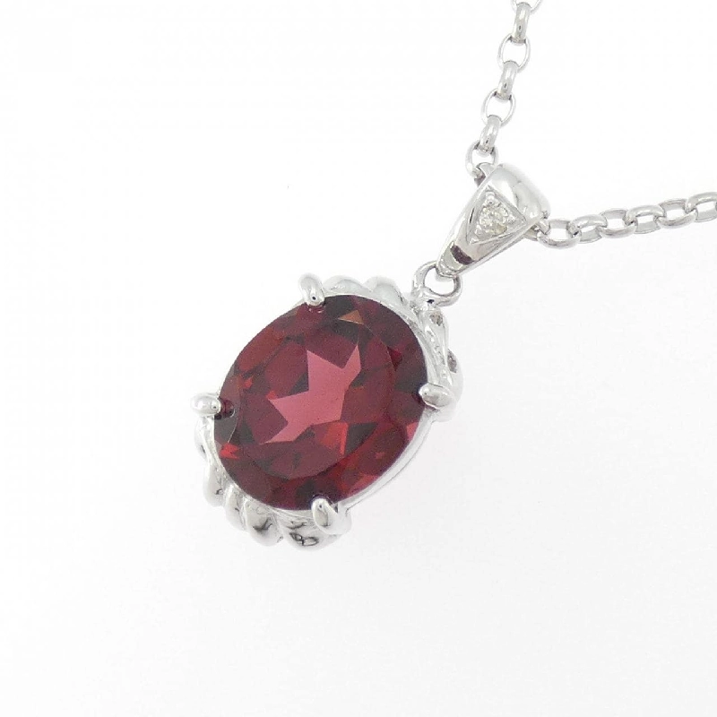 Dây chuyền Garnet K18WG 4.00CT - Hàng hiệu Chính hãng 858073
