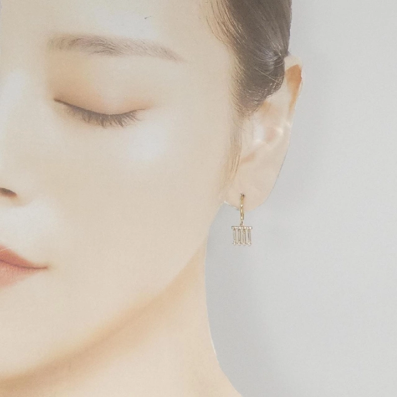 K18YG Bông tai kim cương 0.28CT - Hàng hiệu Chính hãng 867591