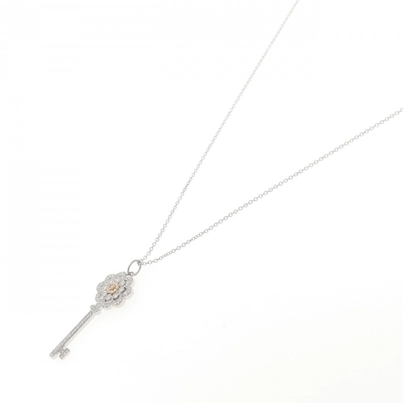 Dây chuyền chìa khóa hoa hồng Tiffany - Hàng hiệu Authentic 842280