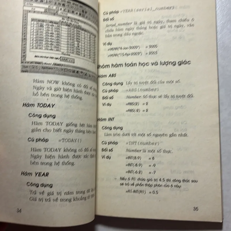 Sổ tay kỹ thuật tin học Hàm trong excel (Tặng khi mua sách ở Tiệm) 756078