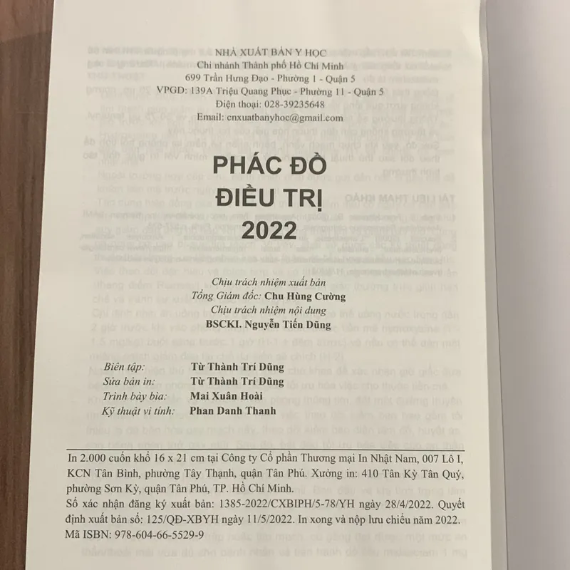 Phác đồ điều trị tim mạch, Viện tim thành phố Hồ Chí Minh  694610