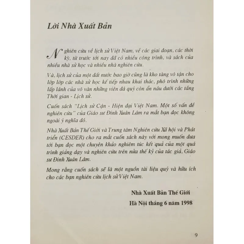 Lịch sử cận hiện đại Việt Nam một số vấn đề nghiên cứu (GS. Đinh Xuân Lâm) 700529