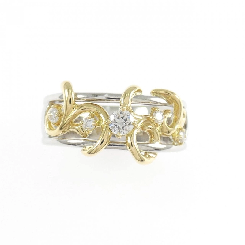 Nhẫn kim cương PT900/K18YG 0.20CT - Hàng hiệu Authentic 847800