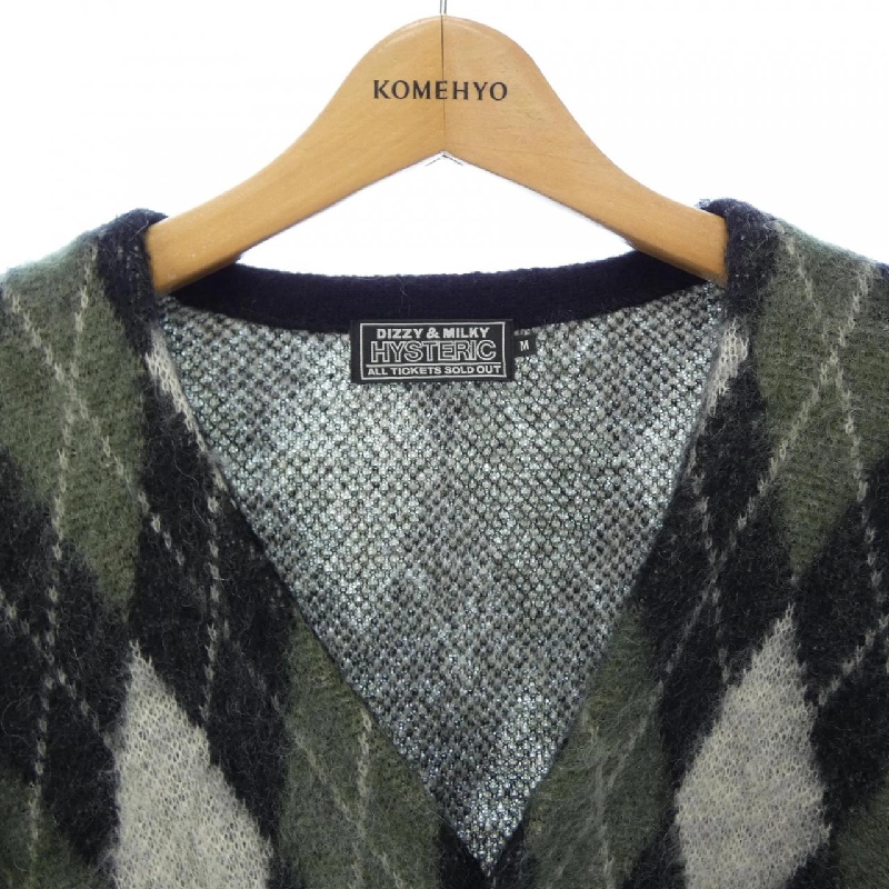 HYSTERIC GLAMOUR 02223ND04 Áo khoác cardigan - Hàng hiệu Chính hãng 896331