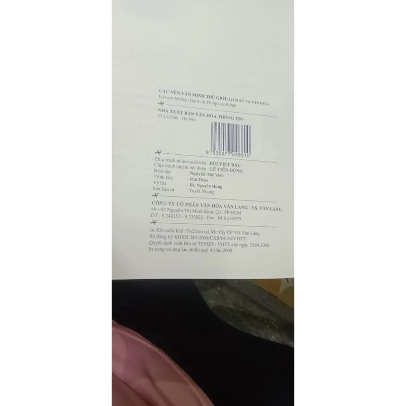 Các Nền Văn Minh Thế Giới Lịch Sử Và Văn Hóa 546417