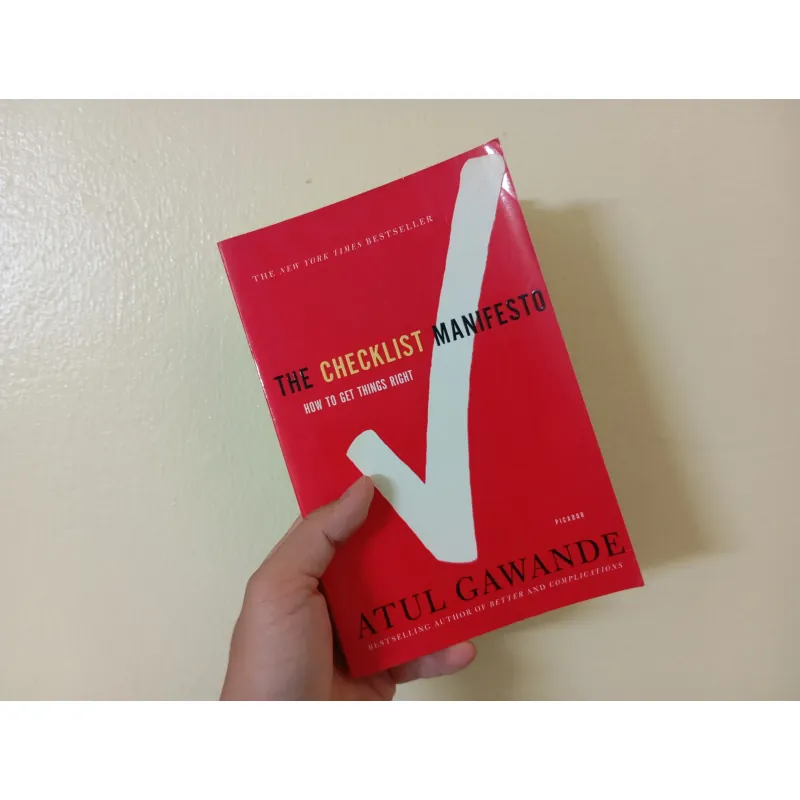 The checklist manifesto, english book, sách tiếng Anh  996581