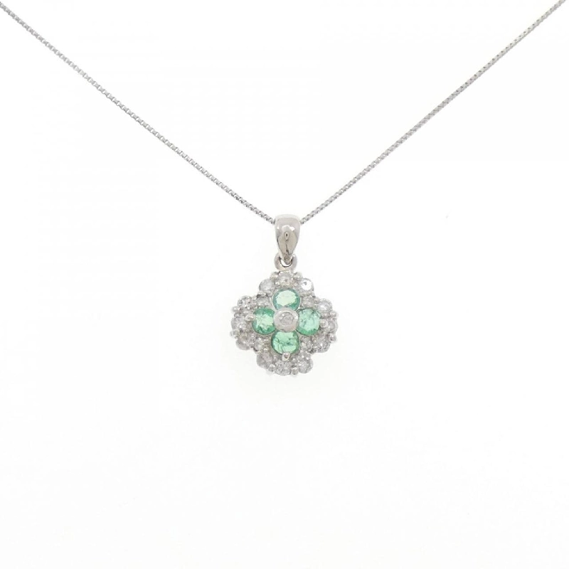 Dây chuyền ngọc lục bảo PT900/PT850 0.46CT - Hàng hiệu Authentic 862063