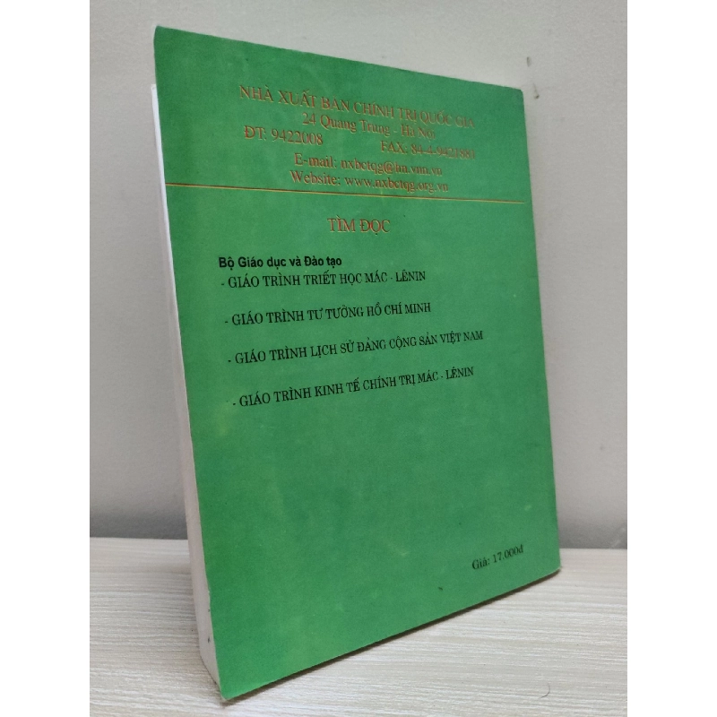 [Phiên Chợ Sách Cũ] Giáo Trình Chủ Nghĩa Xã Hội Khoa Học (2006) - Bộ Giáo Dục Và Đào Tạo S2101 799902