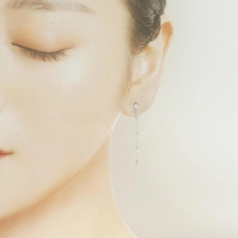 K18WG Bông tai kim cương 0.50CT - Hàng hiệu Chính hãng 868488