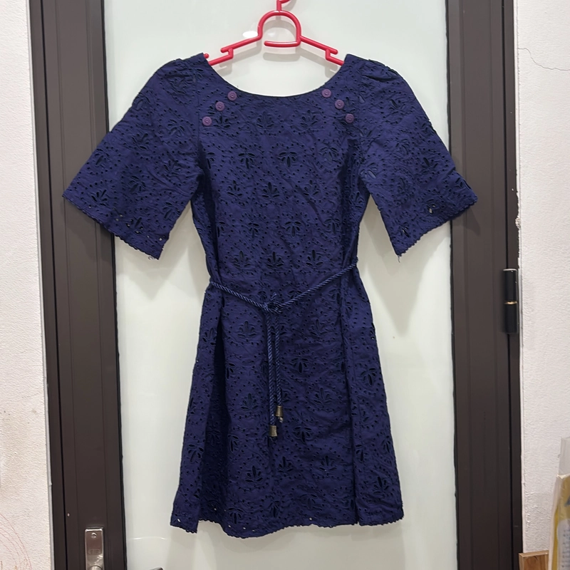 Váy xuông xanh đen size M 548490